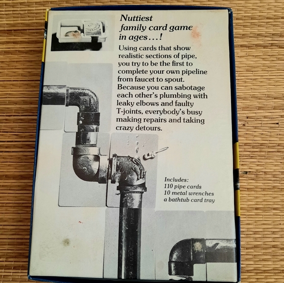 Vintage Parker Brothers Water Works Card Game 1976- Complete - Picture 2 of 8